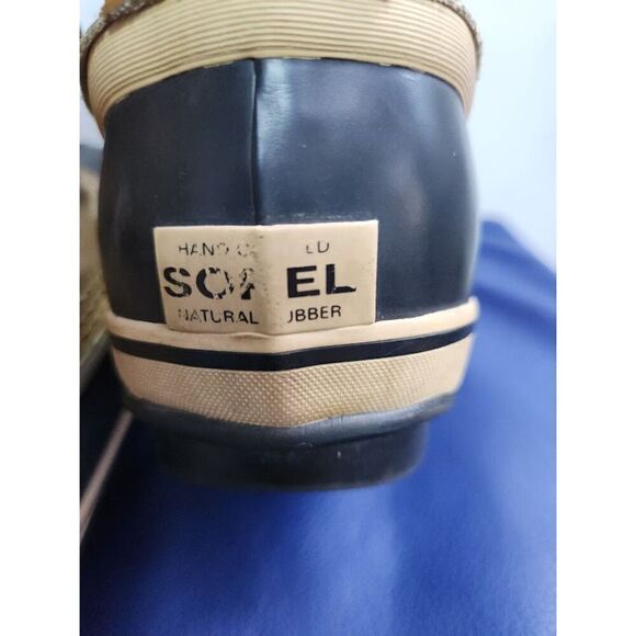 Sorel Men Brown Tan w/Drawstring Laces Waterproof Snow Suede Boots size 6 main image 11